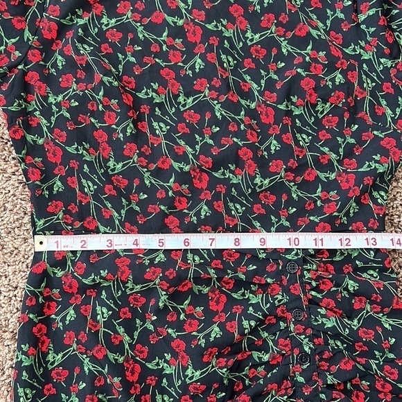 Missguided Floral Mini Summer Dress size 2 - Picture 8 of 8
